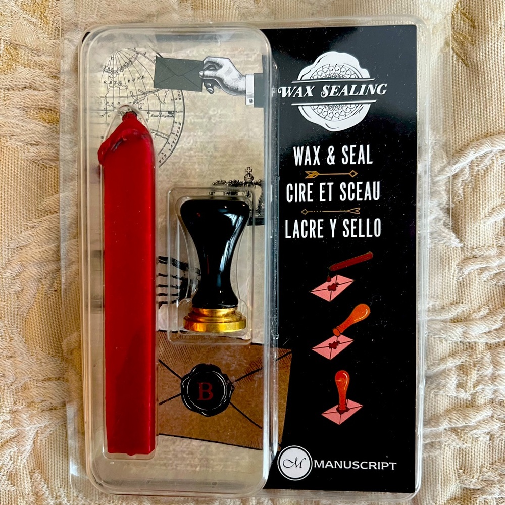 Manuscript Wax and Seal Initial Set